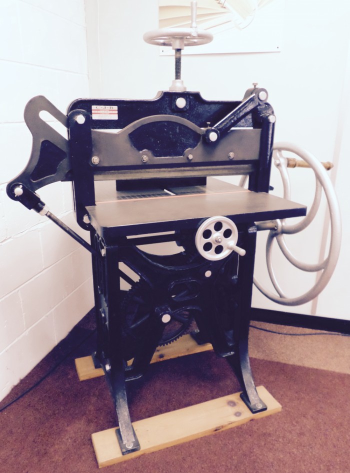 Antique Guillotine that a customer was still using!