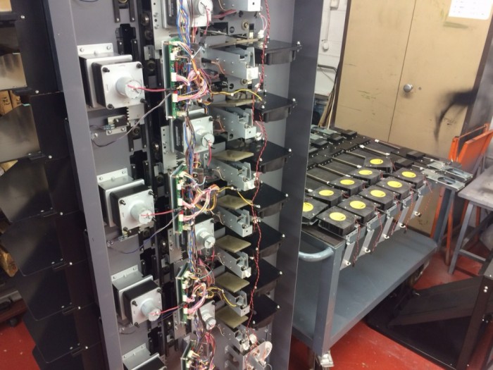 Duplo Collator being refurbished in our workshop