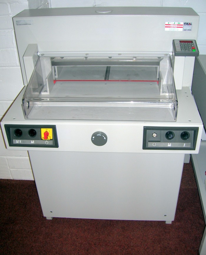 Ideal 5221-95 EC Guillotine serviced